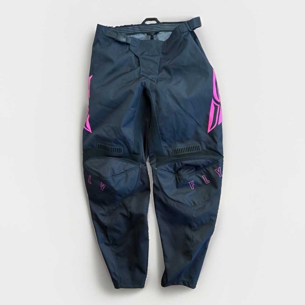 Fly Racing F-16 Motocross Pants Men's Size 34 Black Pink MX Dirt Bike Racing
